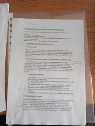 Apuntes literatura española 2 bach EBAU