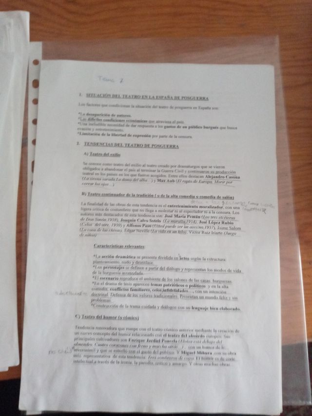 Apuntes literatura española 2 bach EBAU