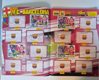 ALBUM LIGA ESTE 2013 2014. Con 63 CROMOS