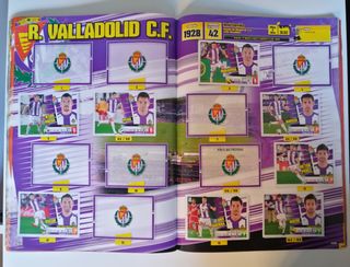 ALBUM LIGA ESTE 2013 2014. Con 63 CROMOS