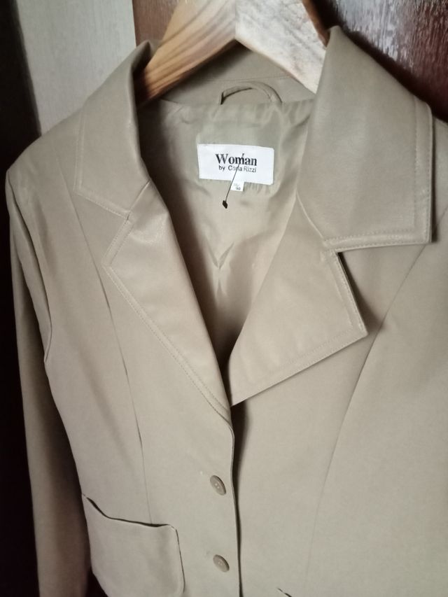 chaqueta imitacion piel polipiel