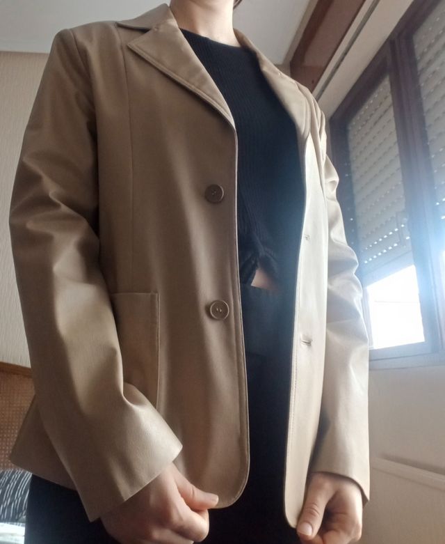 chaqueta imitacion piel polipiel