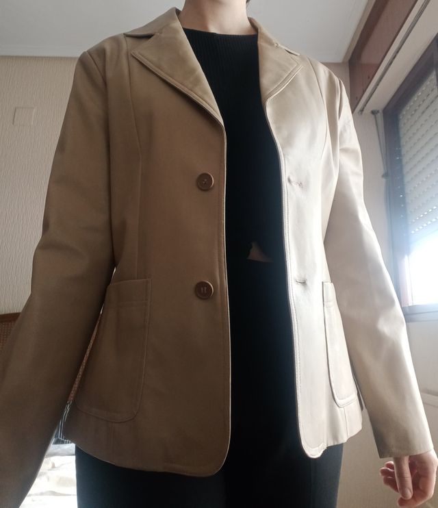 chaqueta imitacion piel polipiel