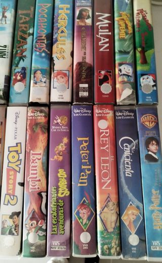 Películas VHS de Disney