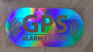 Pegatina GPS Alarma