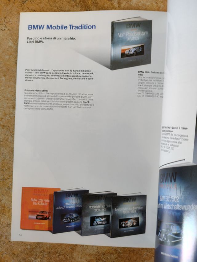 DEPLIANT BMW MOBILE TRADITION Folleto Folheto