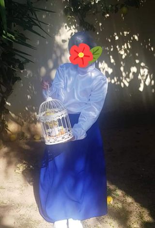 disfraz abuela de piolín (costurera)