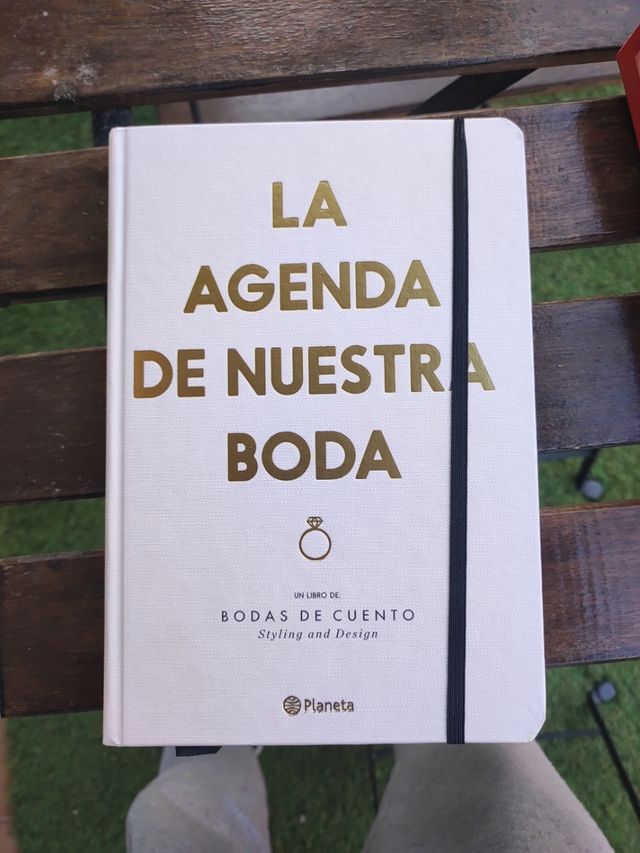la agenda de nuestra boda (sin usar)