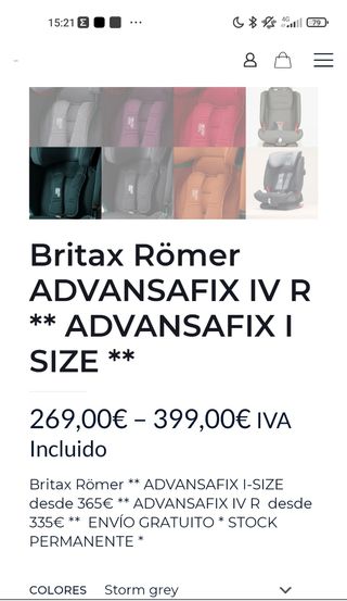 Britax Römer Silla de coche Grupo 1-3