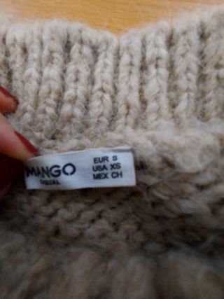 Jersey oversize rombo Mango