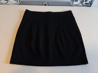 Falda negra Mango Talla S