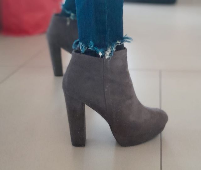 Botines ante gris t.39
