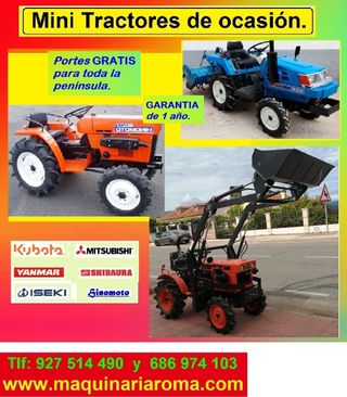 Tractores pequeños de ocasión,