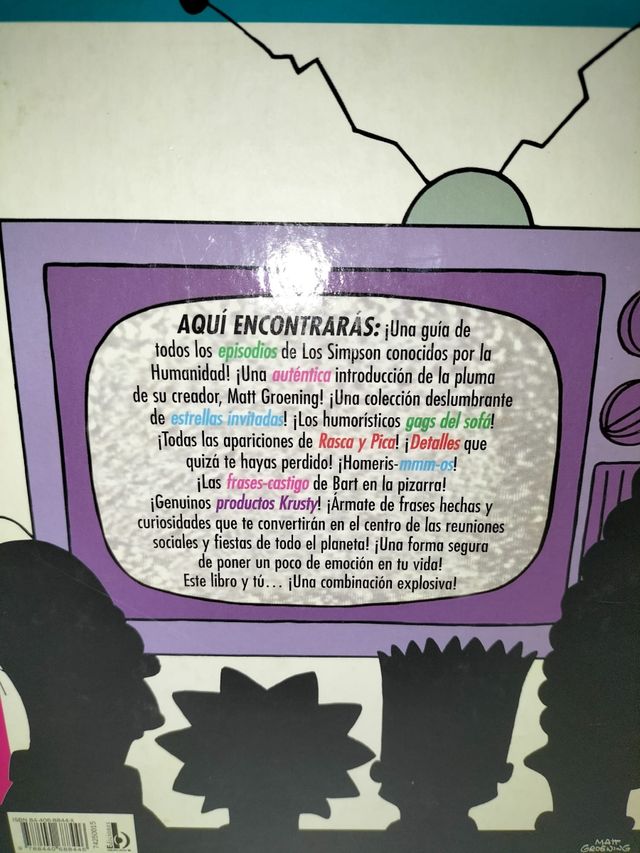 guía libro los Simpson