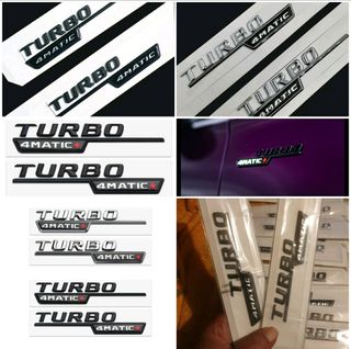 Letras Anagrama TURBO 4MATIC + AMG Fuengirola 
