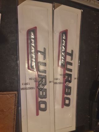 Letras Anagrama TURBO 4MATIC + AMG Fuengirola 
