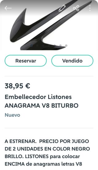 Letras Anagrama TURBO 4MATIC + AMG Fuengirola 