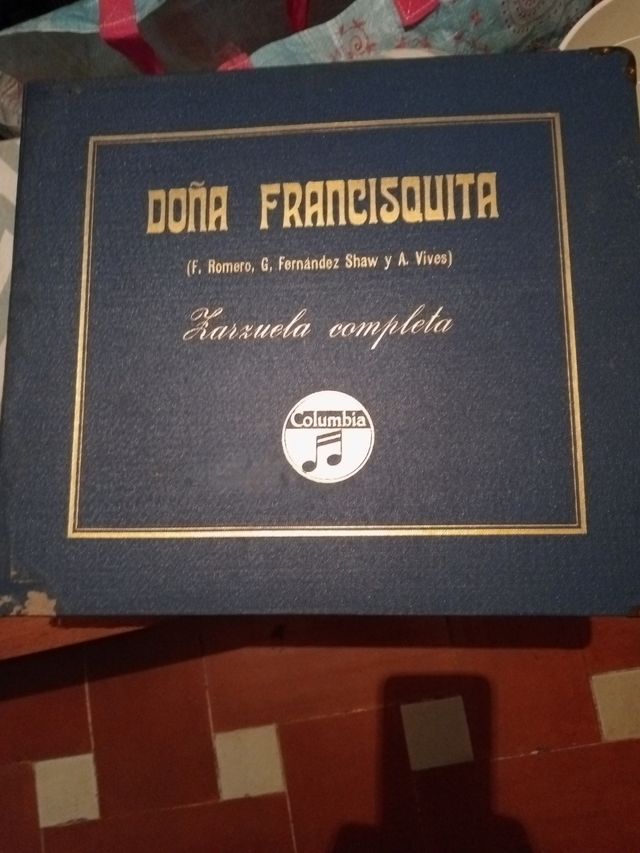 caja de discos de pizarra