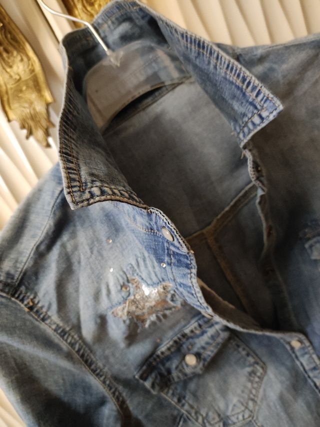 CAMISA VAQUERA DENIM