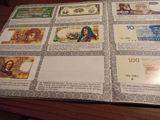 Álbum de cromos Dinero de todos los países