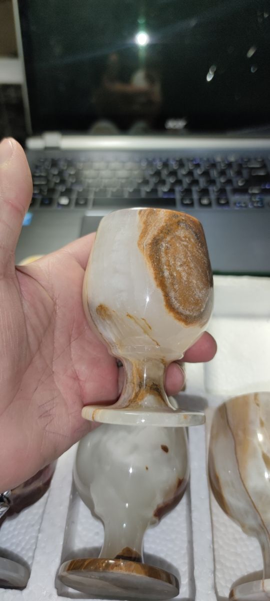 COPAS DE ÓNIX NATURAL