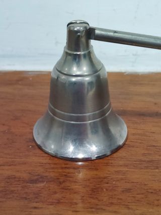 Antiguo apagavelas apagafuegos inglés metal