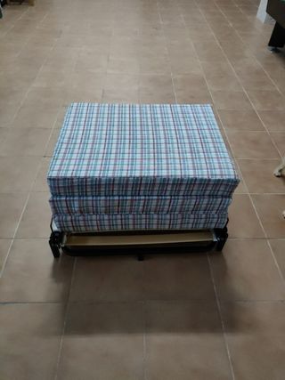CAMA COLCHON INDIVIDUAL PLEGABLE 