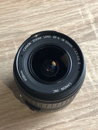 Optica Canon zoom lente 18-55