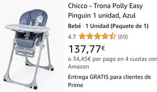 Trona Chicco Polly Easy