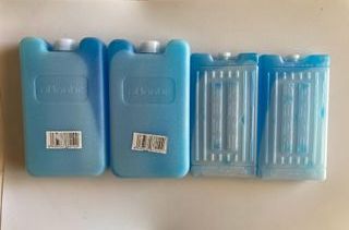 4 Acumuladores frío nevera SÓLO 3 euros
