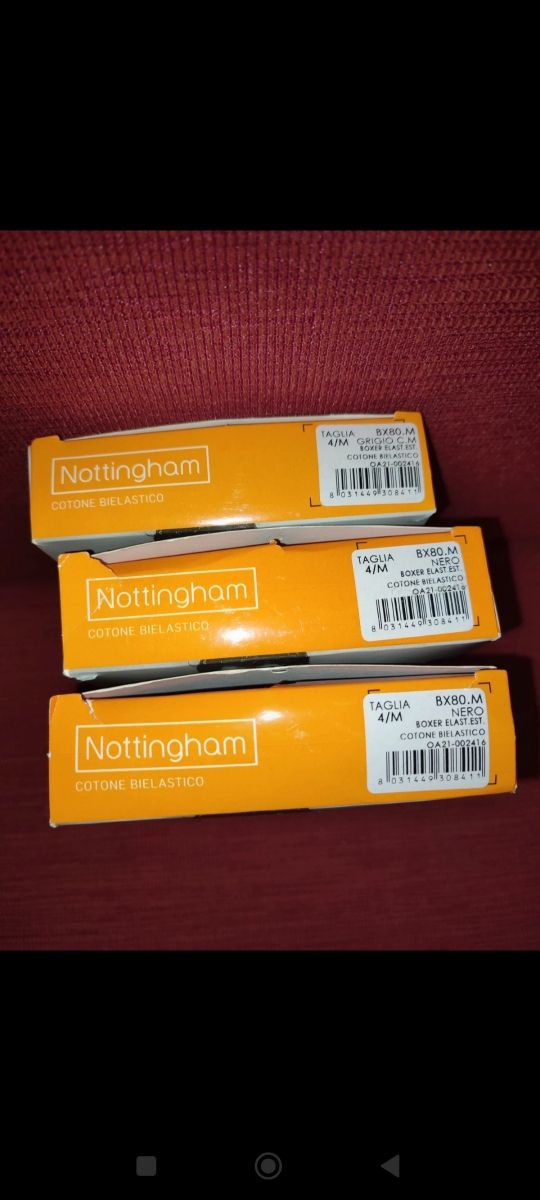 3 boxer uomo nuovi con scatola