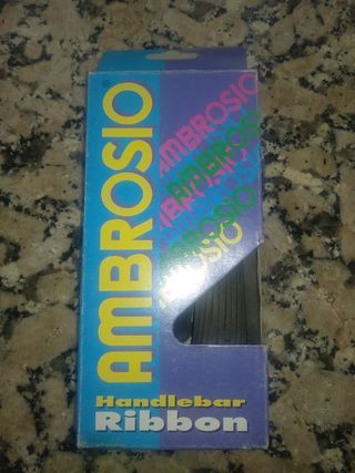 Ambrosio cinta manillar negra