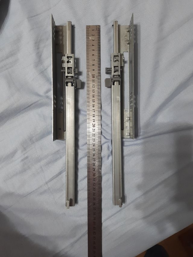 Guías para cajon amortiguadas