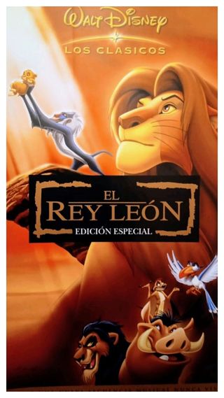 PACK DISNEY VHS, Originales.Incluye EL REY LEÓN 