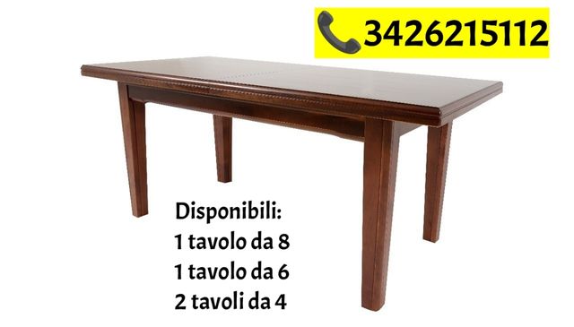 Tavoli e sedie in legno