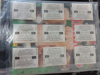 Colección completa sin pegar Animales Favoritos