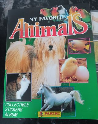 Colección completa sin pegar Animales Favoritos