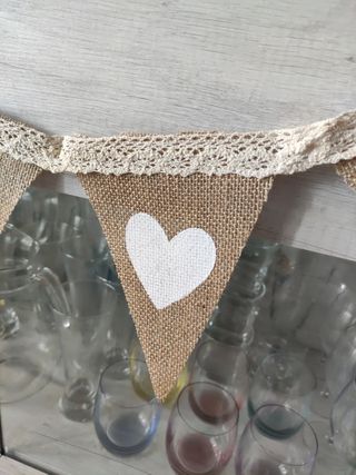 Banderines de yute ideal Candy Bar