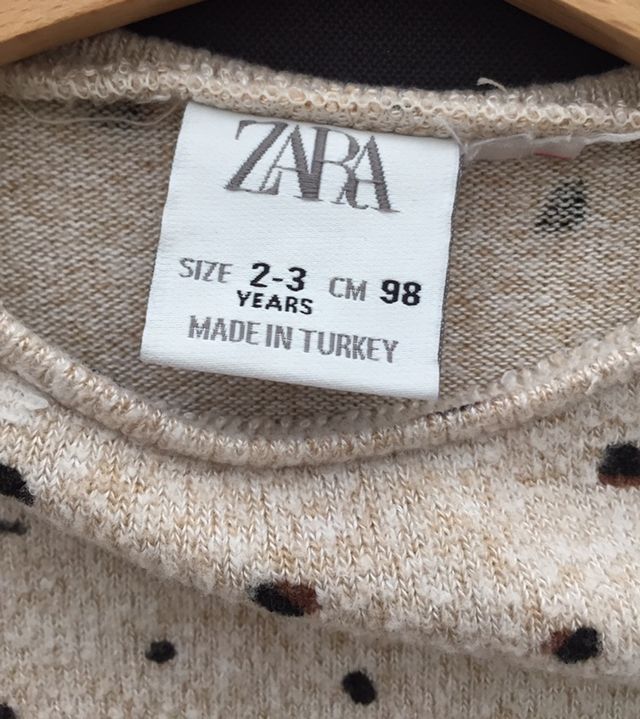 Vestido zara 2-3 años