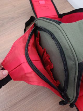 Mochila bandolera cámara fotos