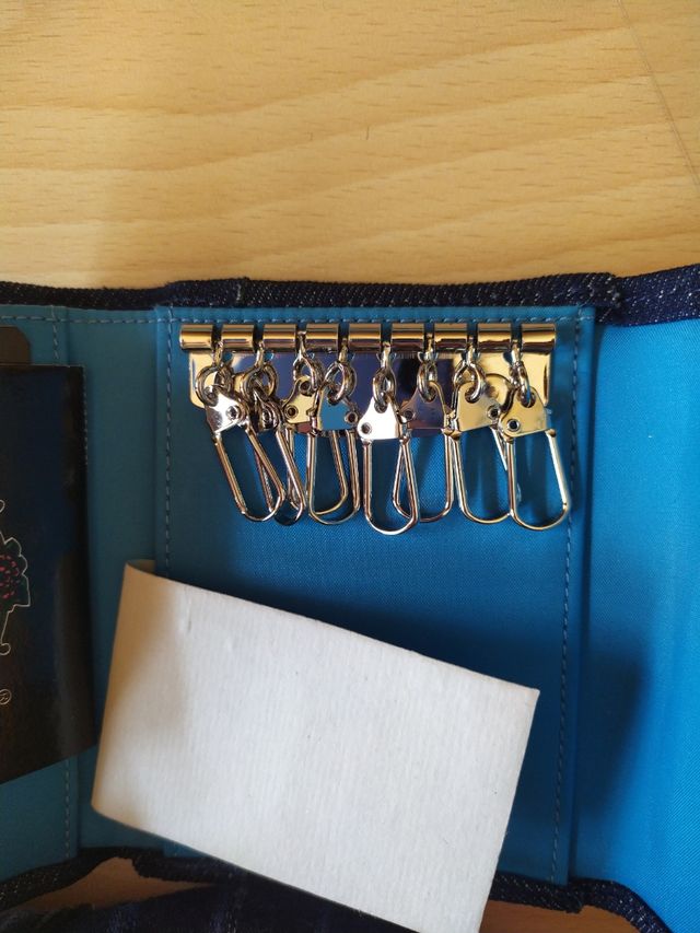 Portafogli e portachiavi di jeans, Charro