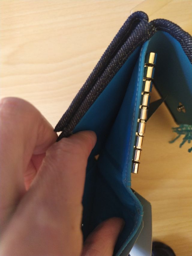 Portafogli e portachiavi di jeans, Charro