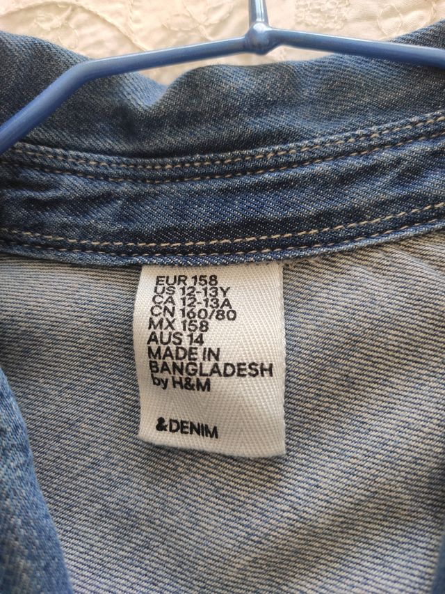 camisa vaquera H y M