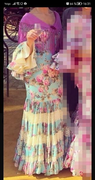 Vestido Sevillana Asunción Peña