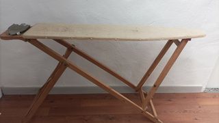 TABLA DE PLANCHAR ANTIGUA DE MADERA