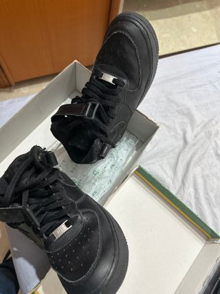 Air force 1 mid Nike negras