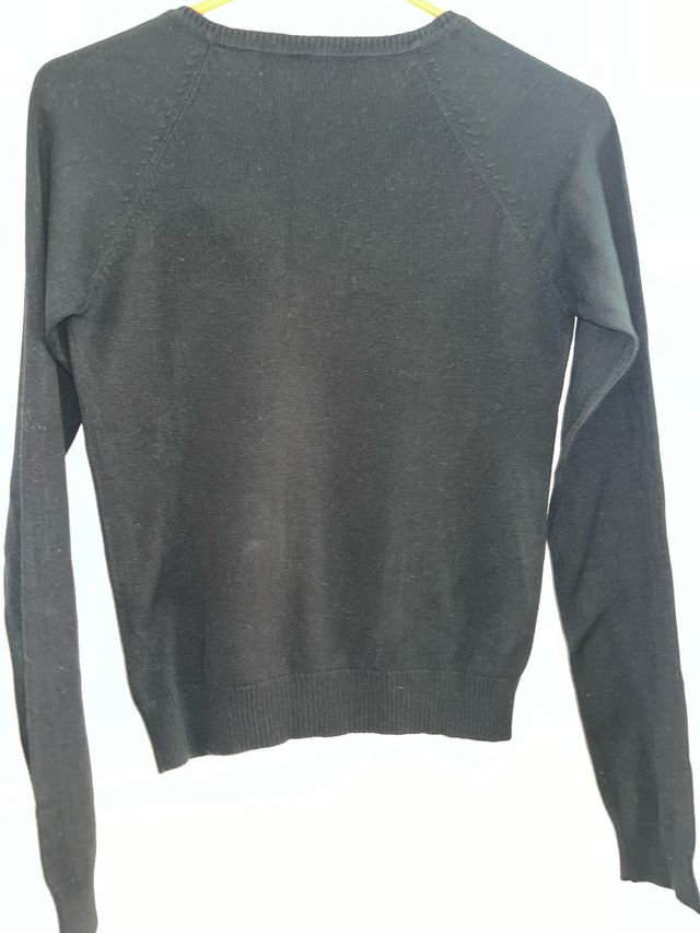 Jersey vestir pico negro