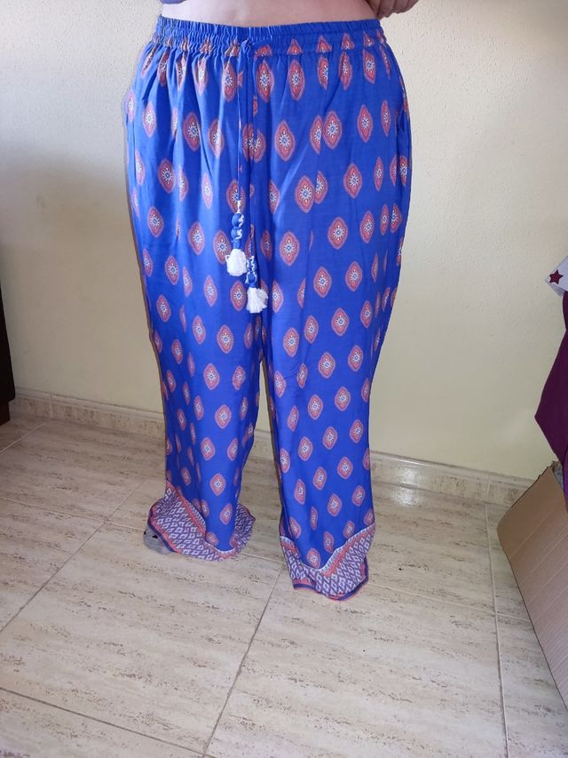pantalones anchos talla 5xl nuevo