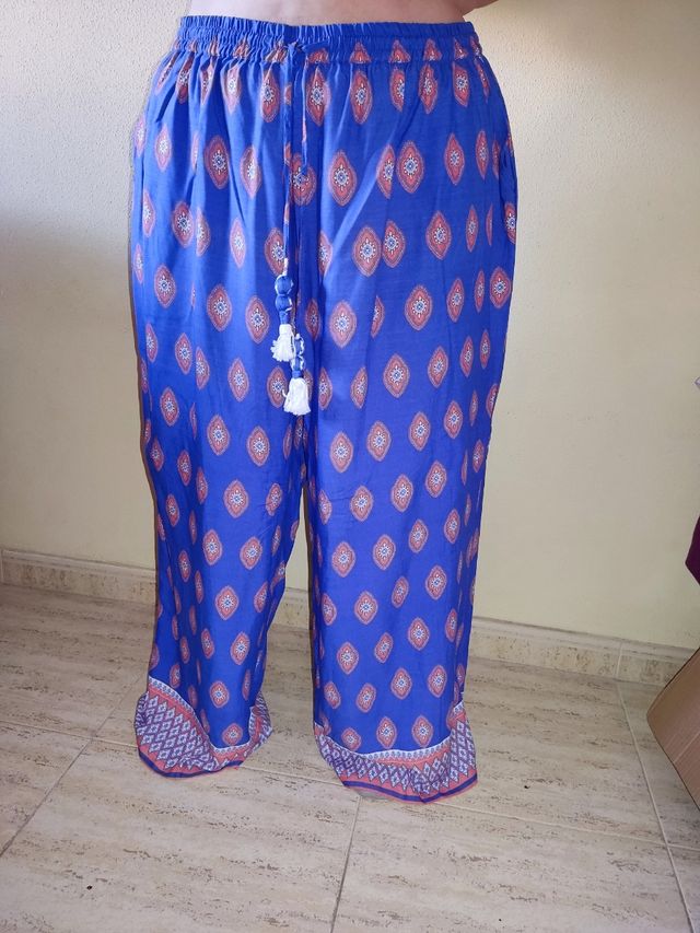 pantalones anchos talla 5xl nuevo
