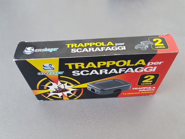 TRAPPOLE PER SCARAFAGGI N°5 CONFEZIONI PER 2 UNITA